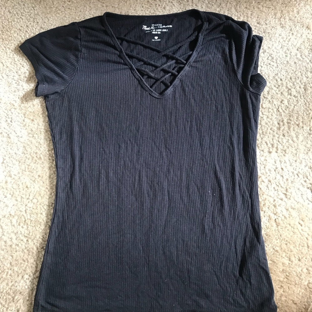 Simple Black shirt from Hollister
